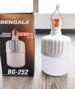 Lámpara bombillo recargable led 5watts Bengala
