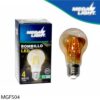 Megalight-Bombillo led E27 3000k luz cálida 4W