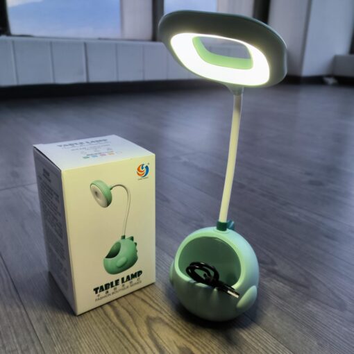 Lámpara Led Recargable con USB y Porta Lapiceros Selfie Celular 7