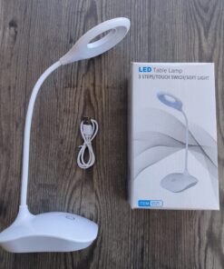 Lámpara LED Flexible USB Recargable para Mesa de Noche - Colores