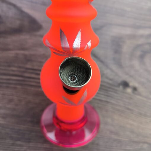 Pipa bong estampada agua vapor acrílica mate neón - Imagen 6