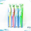 Cepillo de dientes adulto color plano cerdas suaves Protedent